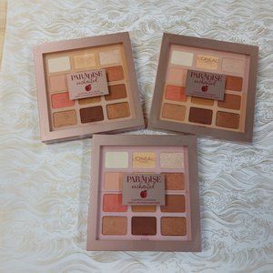 Loreal Paradise Enchanted Assorted Eyeshadow Palette Lot of 3